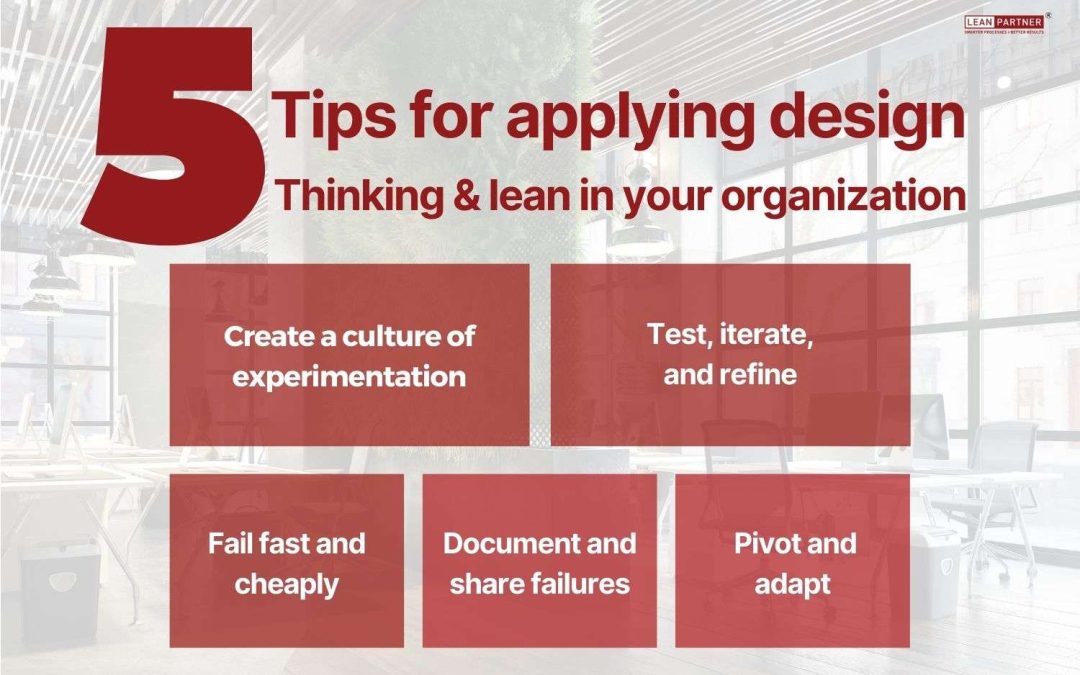 5 tips for applying design thinking and lean in your organization